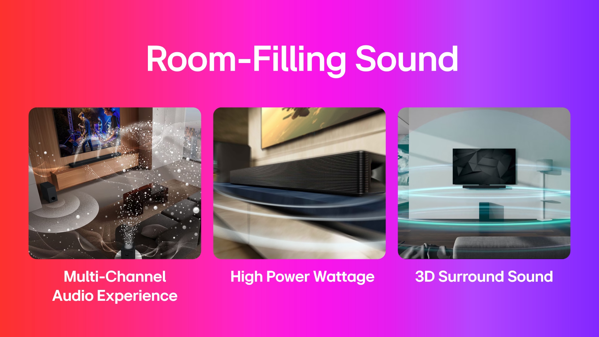 room filling sound