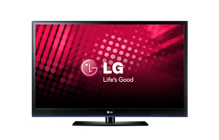 Front view of Lead your viewing experience with LG&#39;s LED plus spot control technology 42LE7500