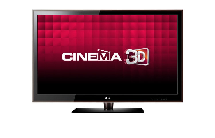 Front view of Full HD 3D LCD TV with LED Plus Backlights 42LX6500