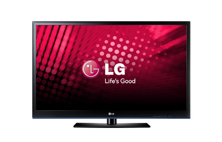 Front view of Lead your viewing experience with LG&#39;s LED plus spot control technology 47LE7500
