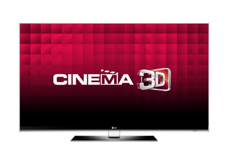 Front view of 47&#34; Full LED Slim 3D TV with Trumotion 400Hz Technology 47LX9500