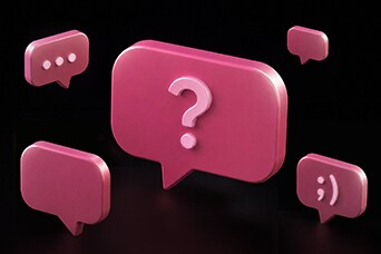 LG TV Buying Guide thumbnail features floating chat-style icons and question symbols against a dark background, visually suggesting product guidance, recommendations, and TV-related information.