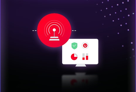 LG AI TV with LG Shield is recognized for Security Event Transmission and Response, illustrated by connection and monitoring icons, where cryptographic systems enable rapid detection and response to threats.