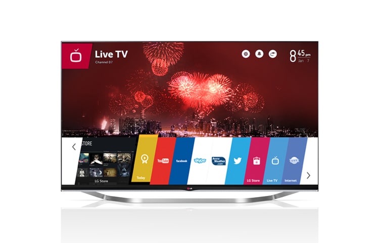 Front view of LG 42 INCH CINEMA 3D SMART TV WITH WEBOS 42LB750T