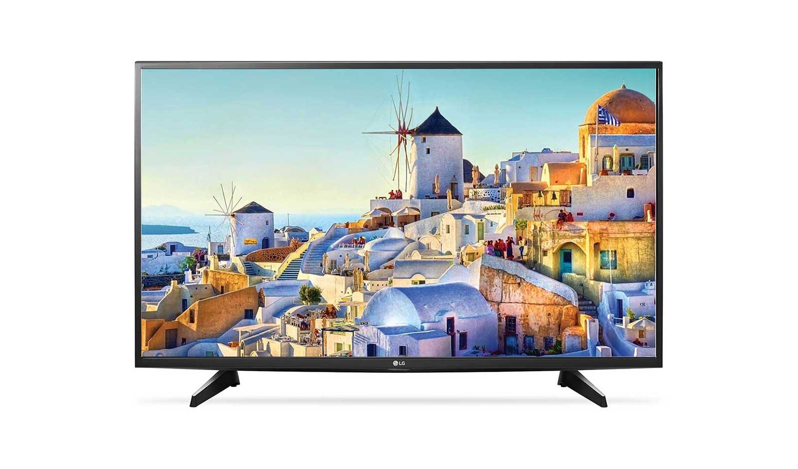 Front view of LG UHD TV - UH6100 49UH610T