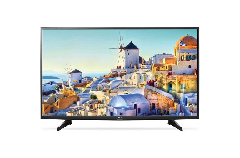 Front view of LG UHD TV - UH6100 49UH610T