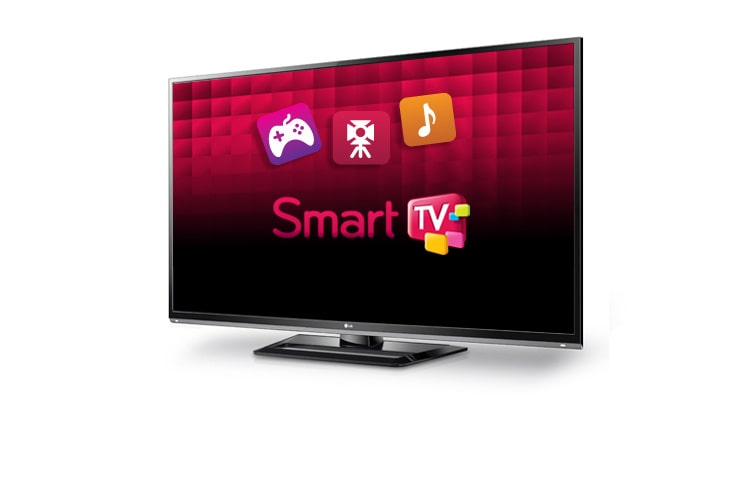 Front view of HD 3D Plasma TV with Smart TV 50PM4710
