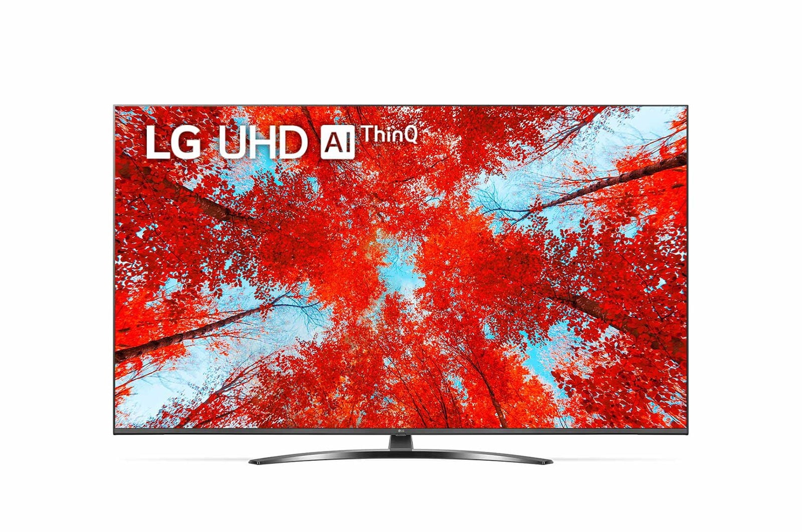 A front view of the LG UHD TV 
