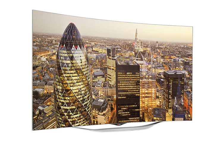 Front view of LG CURVED OLED TV 55&#39;&#39;EC930T 55EC930T
