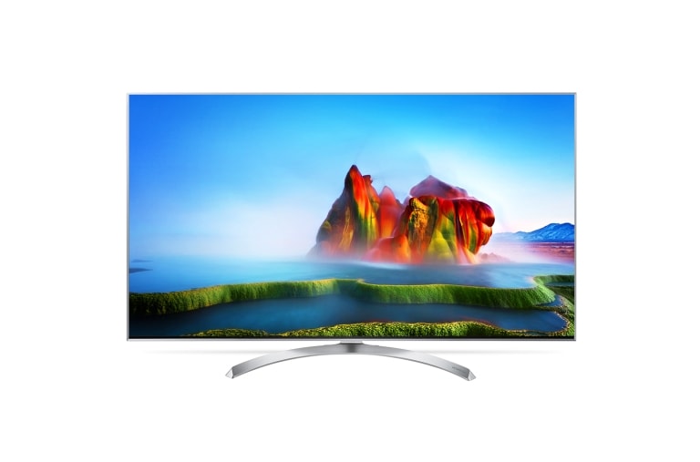 Front view of LG SUPER UHD TV 55SJ800T