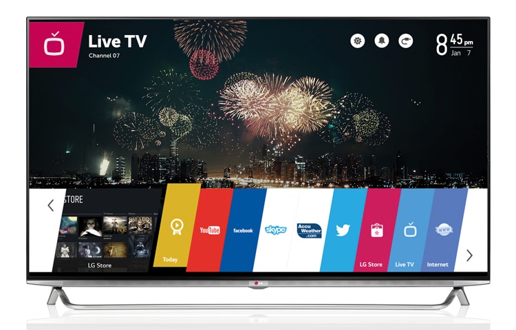 Front view of 55&#34; LG ULTRA HD 4K TV 55UB950T