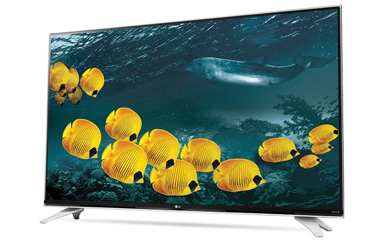 Front view of 55&#39;&#39; LG SUPER ULTRA HD 4K TV 55UF840T
