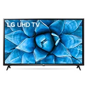 Front view of LG UN73 Series 55” Active HDR Smart UHD TV with AI ThinQ® ( 2020) 55UN7300PTC