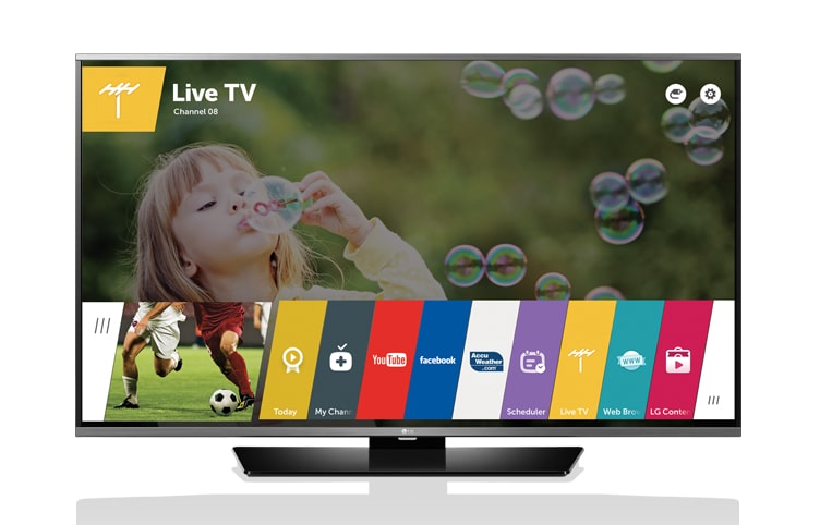 Front view of 43&#34; Full HD Smart LED TV 43LF630T
