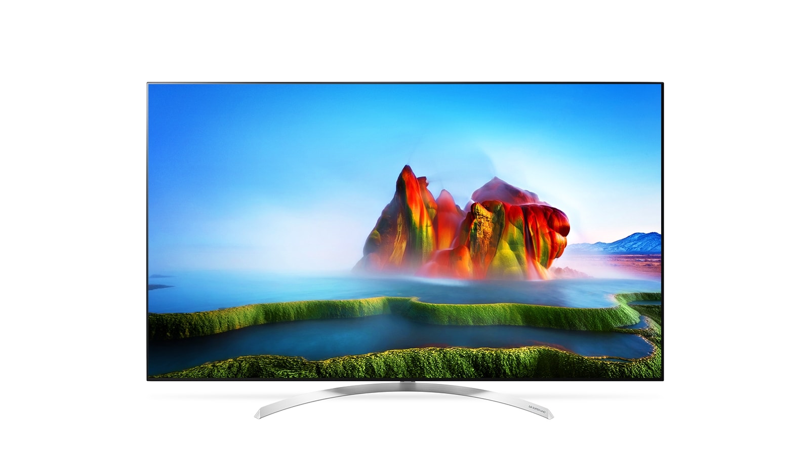 Front view of LG SUPER UHD TV 60SJ850T