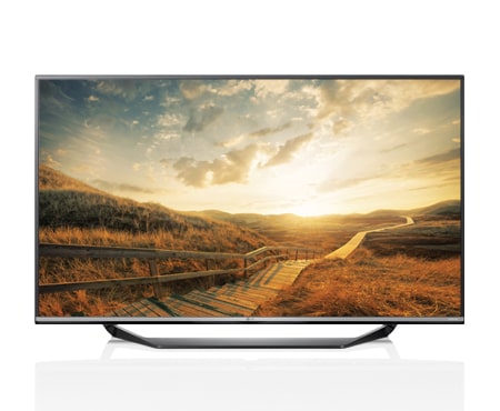 Front view of 55&#34; LG ULTRA HD 4K TV 55UF670T