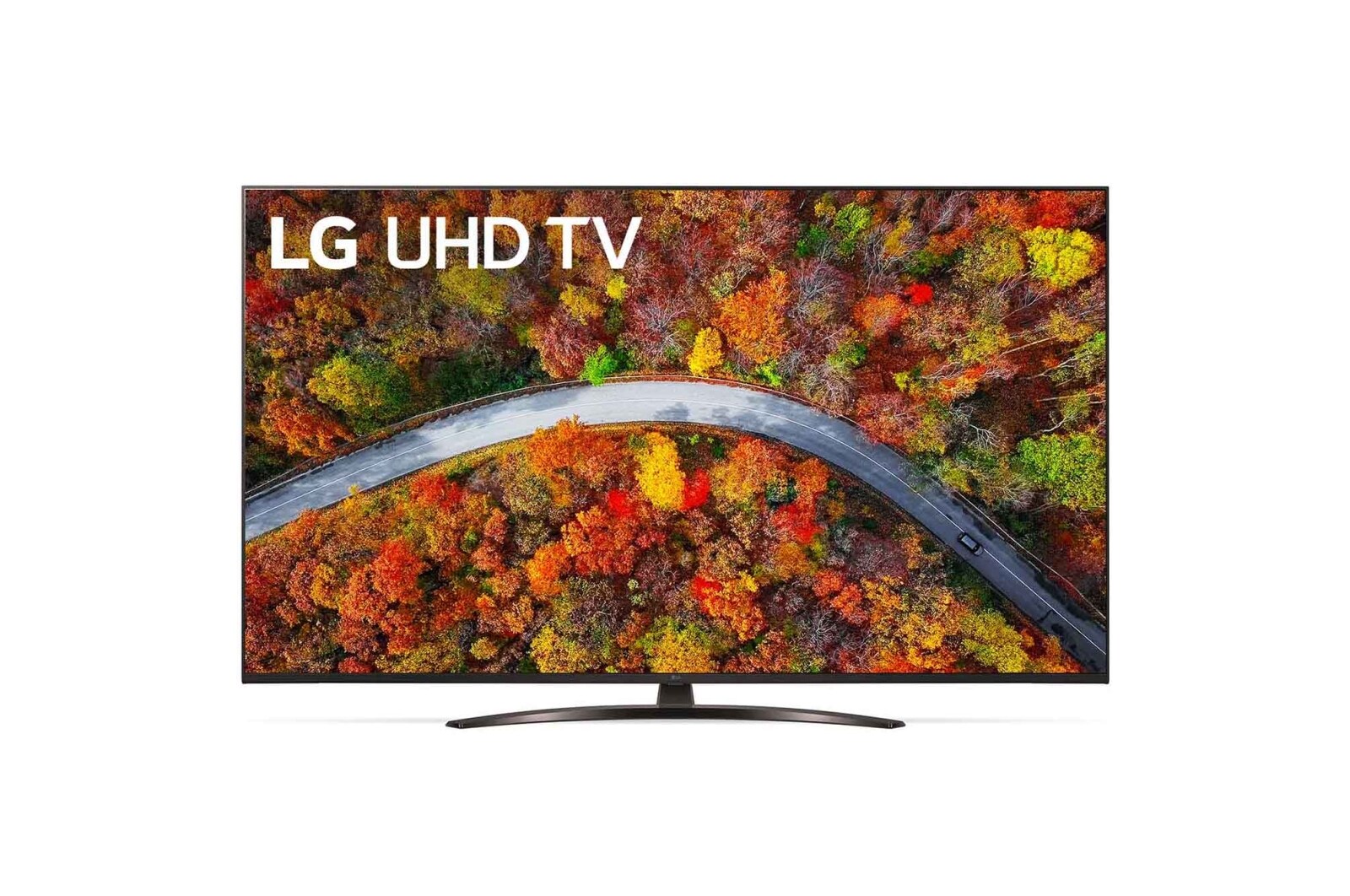 Front view of LG UP81 Series 65&#34; Smart UHD TV with AI ThinQ® (2021) 65UP8100PTB