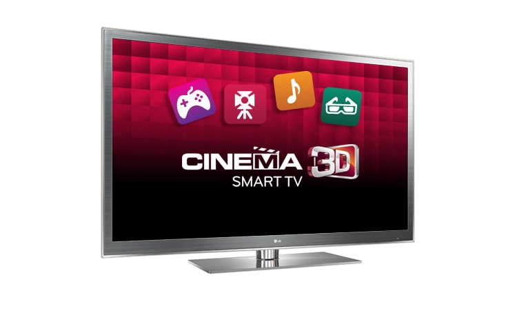 Front view of LG LM9500- Full HD Cinema 3D and Smart TV 72LM9500