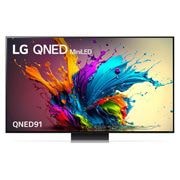 LG [Subscribe] LG QNED91 Mini-LED 75 inch 120Hz Dolby Vision & HDR10 4K UHD Smart TV (2024), 75QNED91TSA