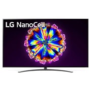 Front view of LG Nano91 86 inch 4K NanoCell TV 86NANO91TNA