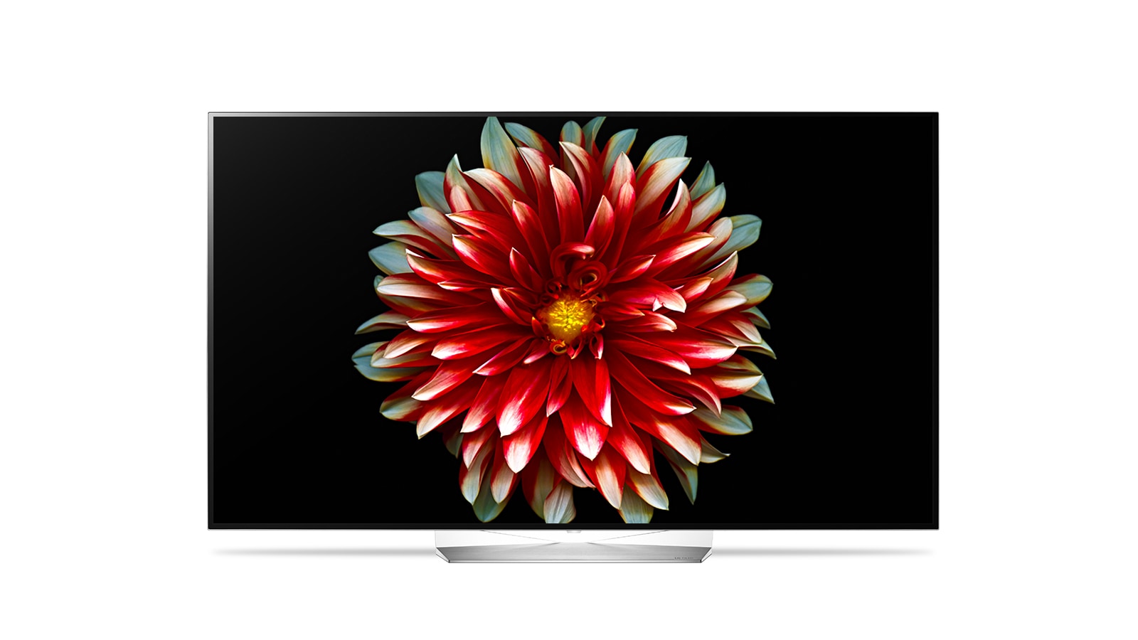 Front view of LG OLED 4K TV – 55” Class OLED55B7T