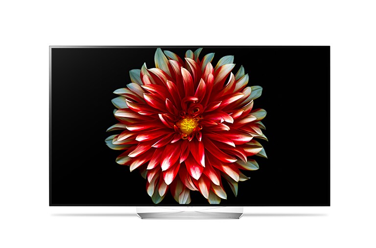 Front view of LG OLED 4K TV – 55” Class OLED55B7T