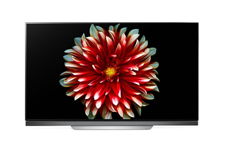 Front view of LG OLED 4K TV – 65” Class OLED65E7T