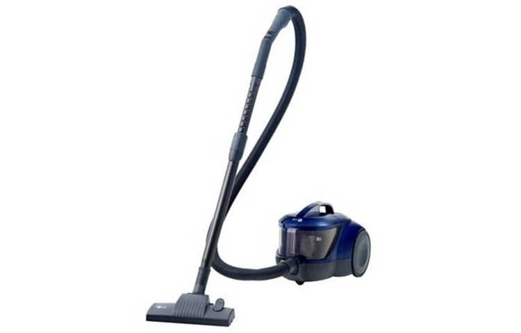 Front view of 1800W, HEPA filter, Bagless Vacuum with Sani Punch, simple bin VC3118Y