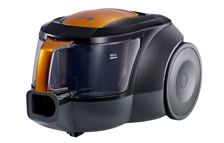 LG 1800W, Bagless Vacuum with Sani Punch and Mop Combi, Carpet and Floor Nozzle, Steel telescopic, VC3319YM