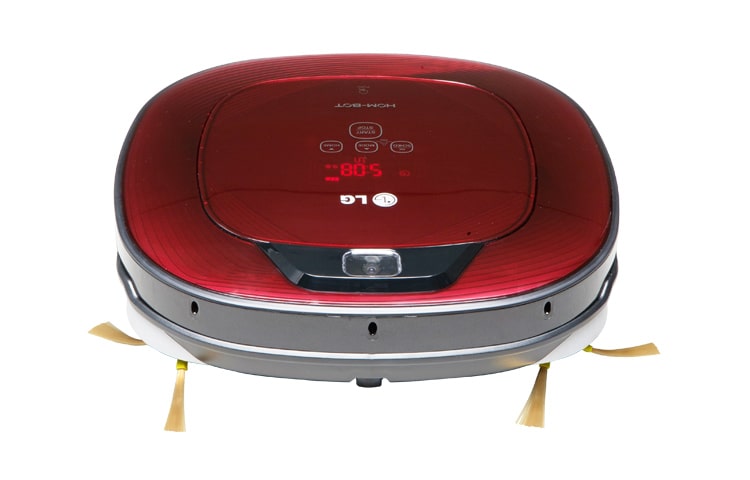 Front view of LG HOM-BOT SQUARE ROBOTIC VACUUM CLEANER VR6270LVM