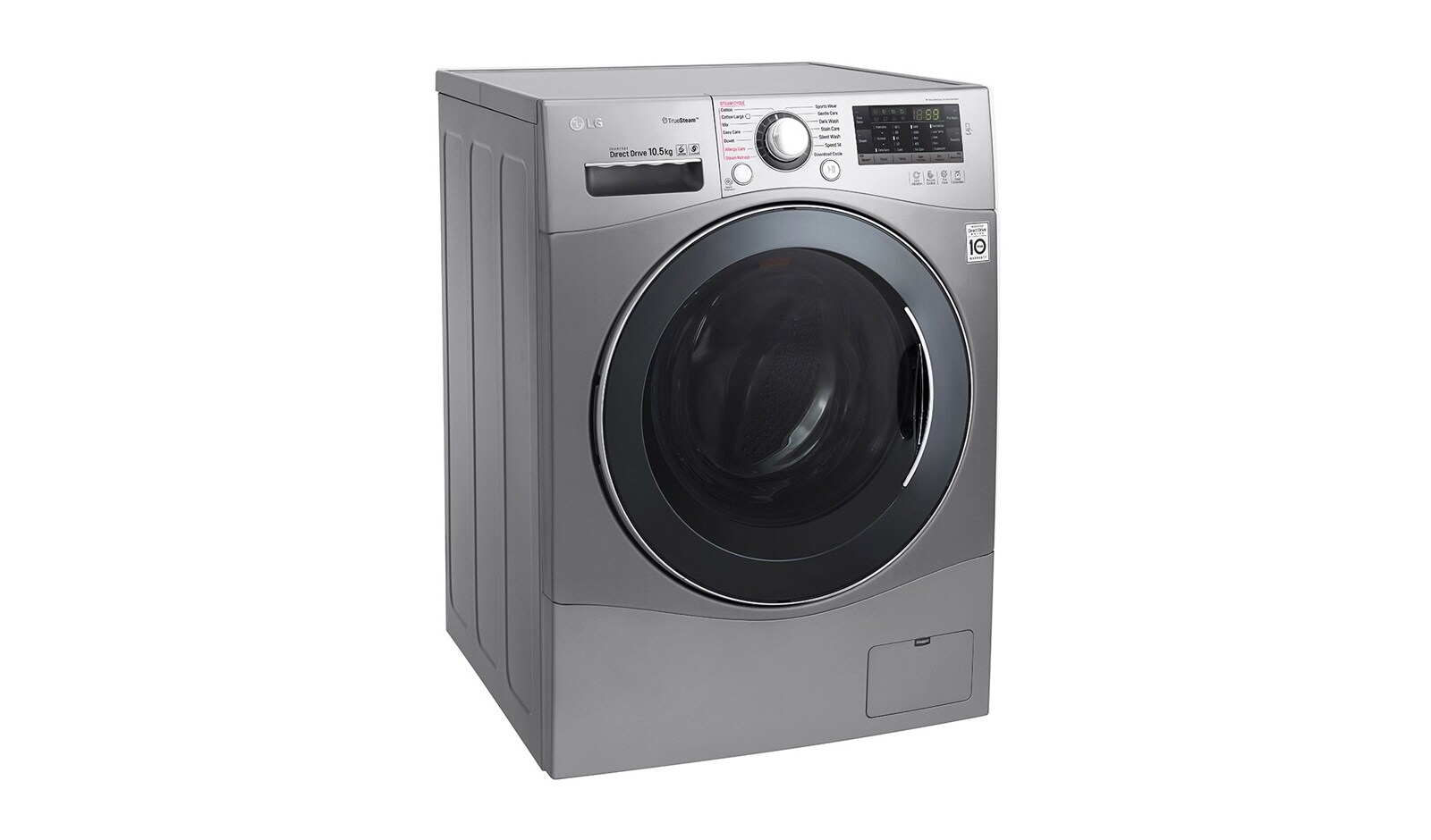 LG 10.5KG 6 MOTION DIRECT DRIVE FRONT LOAD WASHING MACHINE, F1450SPRE