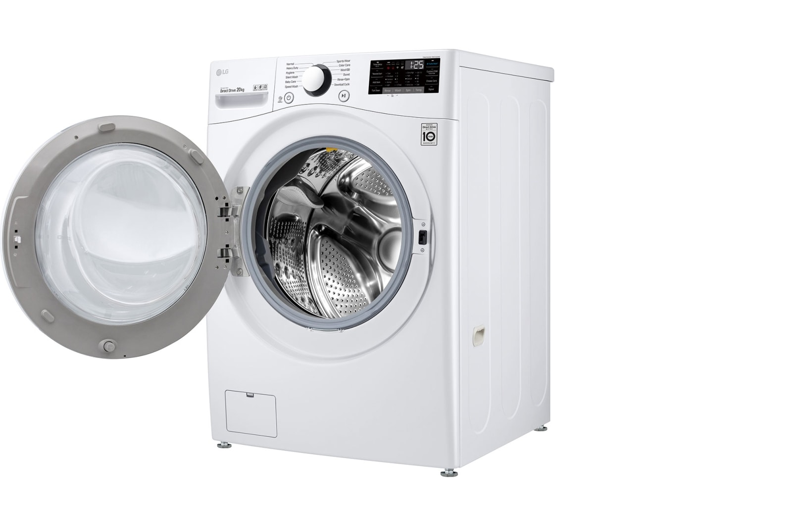 20kg Front Load Washer with 6motion Direct Drive TurboWash F2720SVRW LG MY