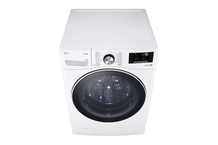 LG 24kg Front Load Washer with AI Direct Drive™ and TurboWash™, F2724SVRW