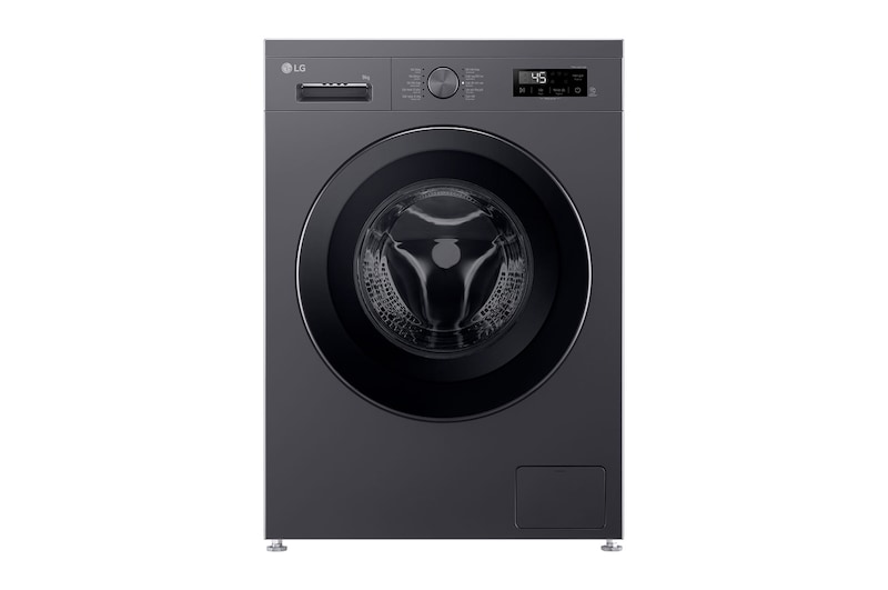 Front view of 9kg Front Load Washer with 6 motion Inverter Direct Drive, FB1209S6M