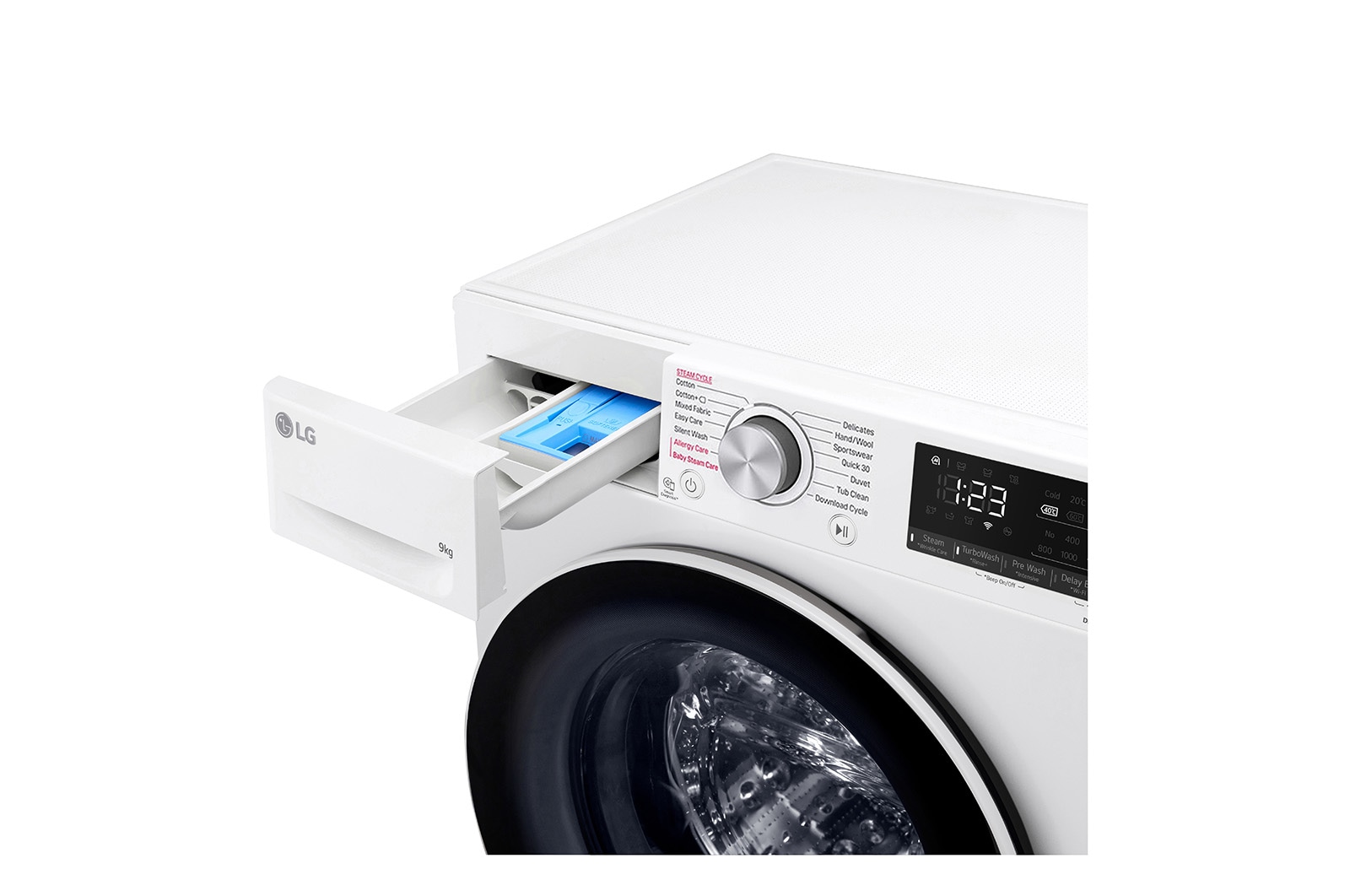 LG 9kg Front Load Washer with AI Direct Drive™ and Steam™, FV1209S5WA