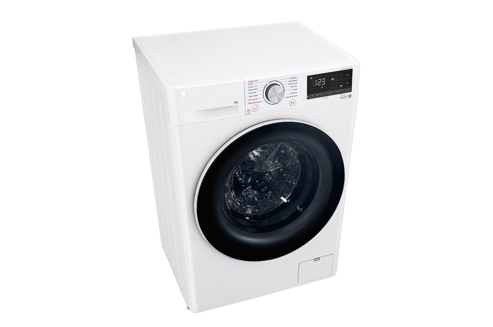 LG 9kg Front Load Washer with AI Direct Drive™ and Steam™, FV1209S5WA