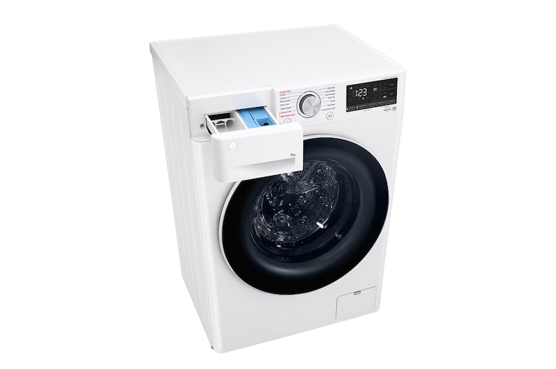 LG 9kg Front Load Washer with AI Direct Drive™ and Steam™, FV1209S5WA