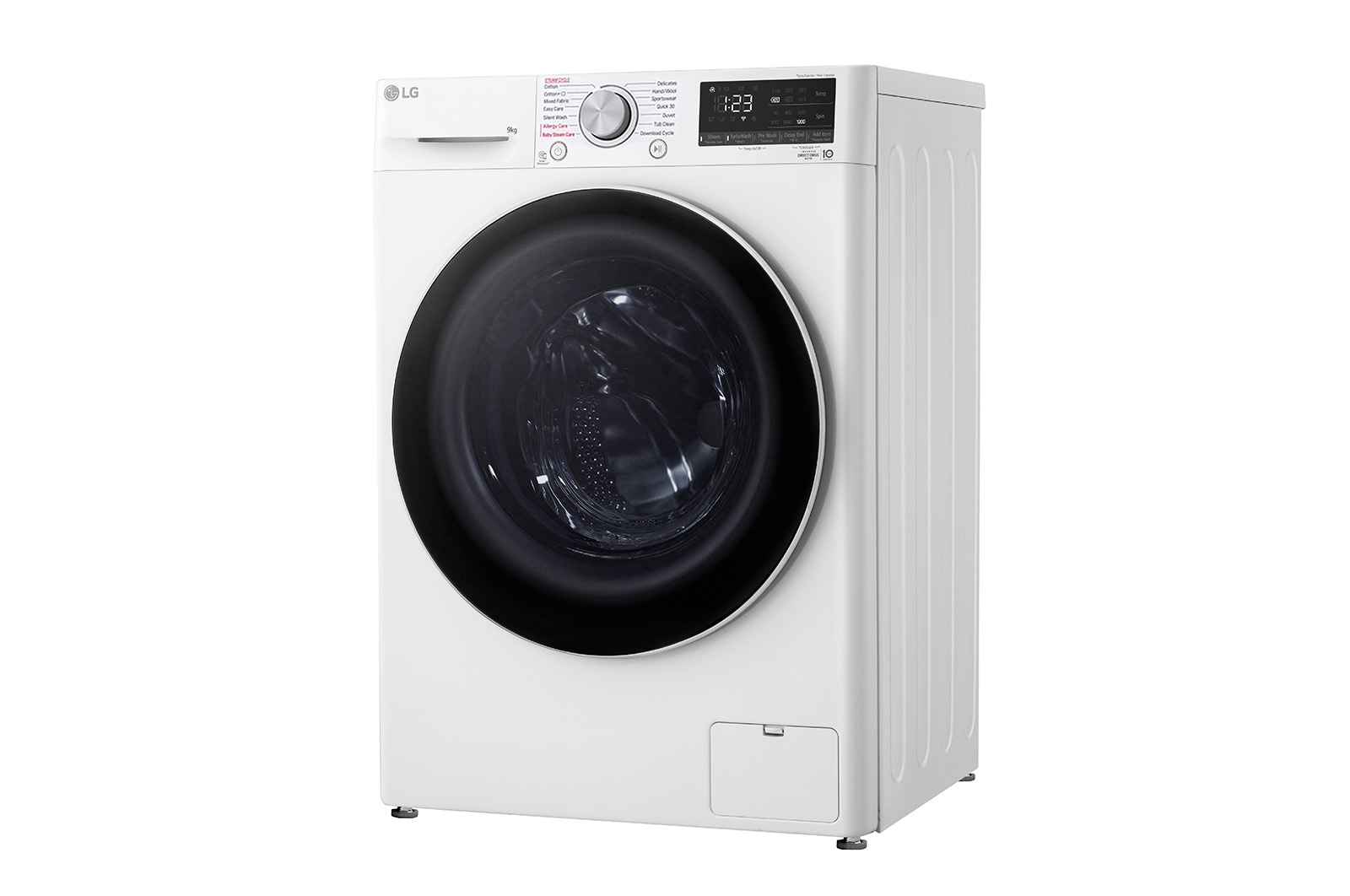 LG 9kg Front Load Washer with AI Direct Drive™ and Steam™, FV1209S5WA