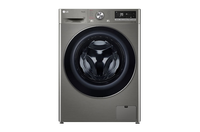 Front view of 12kg Front Load Washer with AI Direct Drive™ and TurboWash™360˚, FV1412S3P