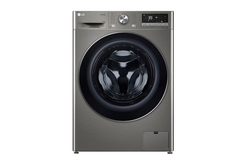 Front view of 12kg Front Load Washer with AI Direct Drive™  and  TurboWash™360˚, FV1412S3P