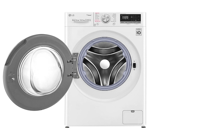 LG 10.5kg Front Load Washer with AI Direct Drive™ and Steam™, FV1450S4W