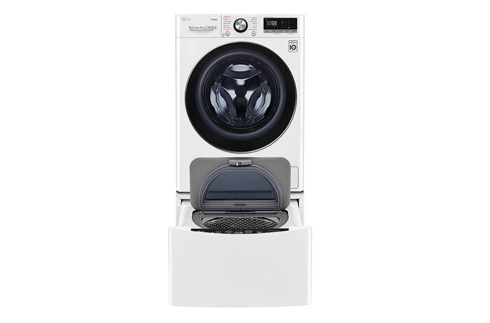 LG TWINWash™, 9 kg Washer with AI Direct Drive™ and Steam™ + 2 kg Mini Washer, FV1409S4W