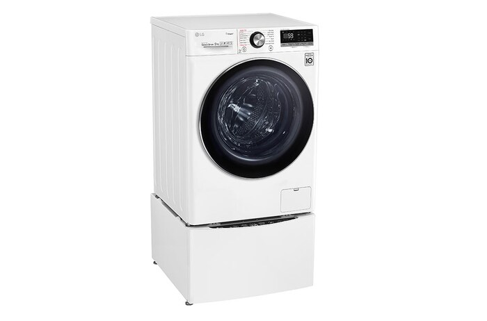 LG TWINWash™, 9 kg Washer with AI Direct Drive™ and Steam™ + 2 kg Mini Washer, FV1409S4W