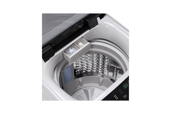LG 8kg Top Load Washer with Honeycomb Crystal Drum, Grey, T2108NT1G1