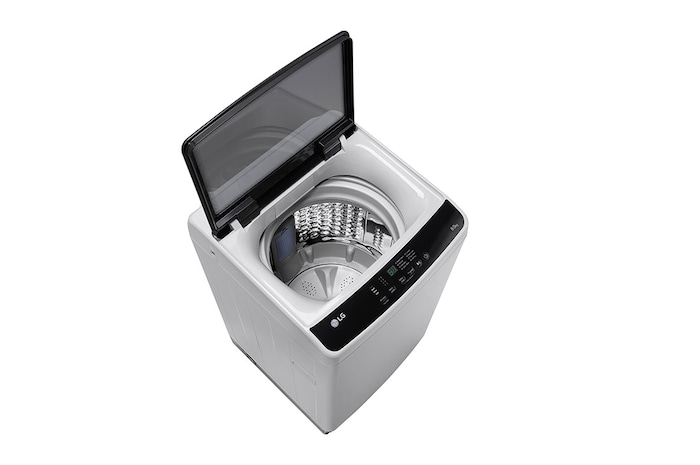 LG 8kg Top Load Washer with Honeycomb Crystal Drum, Grey, T2108NT1G1