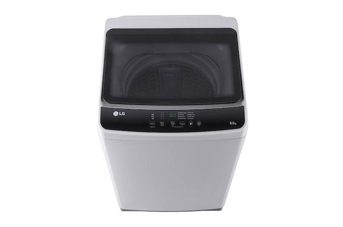 LG 8kg Top Load Washer with Honeycomb Crystal Drum, Grey, T2108NT1G1