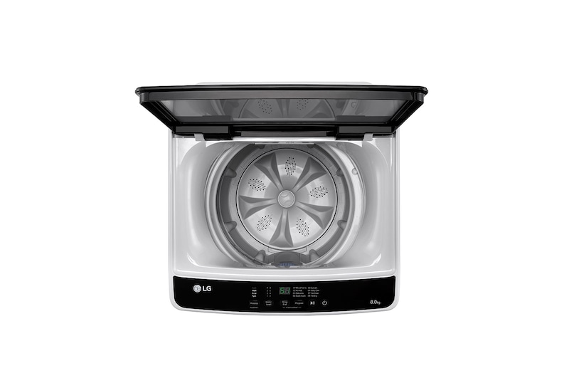 LG 8kg Top Load Washer with Honeycomb Crystal Drum, Grey, T2108NT1G1
