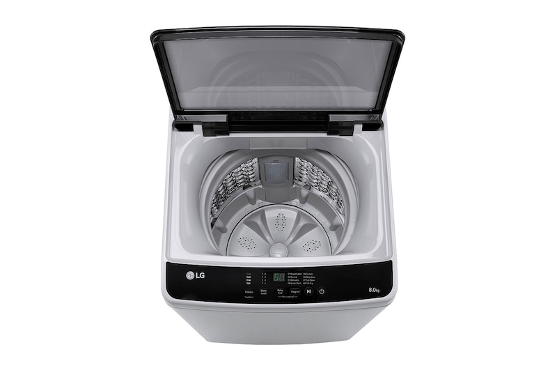 LG 8kg Top Load Washer with Honeycomb Crystal Drum, Grey, T2108NT1G1