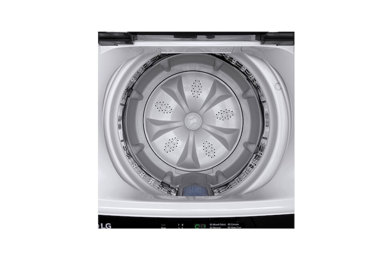 LG 8kg Top Load Washer with Honeycomb Crystal Drum, Grey, T2108NT1G1