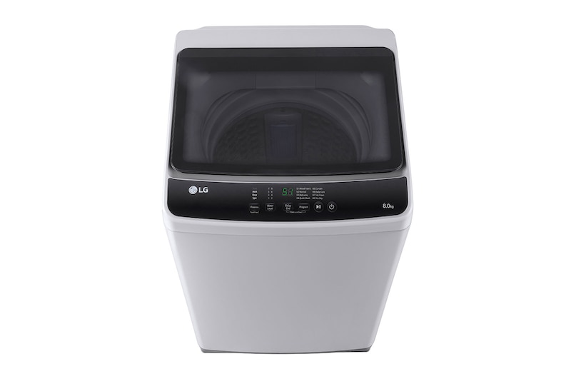 LG 8kg Top Load Washer with Honeycomb Crystal Drum, Grey, T2108NT1G1